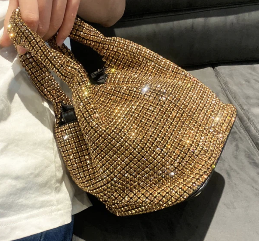 Rihanna Bling Bag-Gold