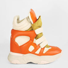 Load image into Gallery viewer, Maranto-2 Sneaker Wedge (Orange)
