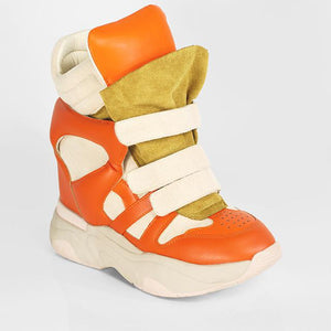 Maranto-2 Sneaker Wedge (Orange)