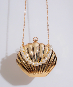 Gold Seashell Bag