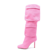 Load image into Gallery viewer, Plain Jane Boot (Pink Denim)
