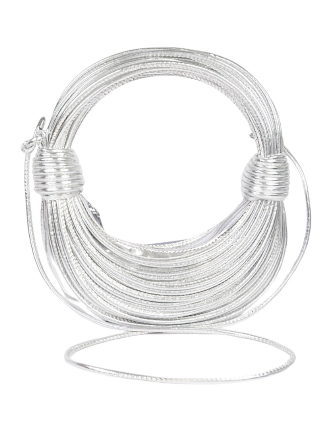 Rope Hobo Bag (Silver)