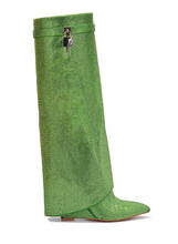 Load image into Gallery viewer, Crara Boots-Green
